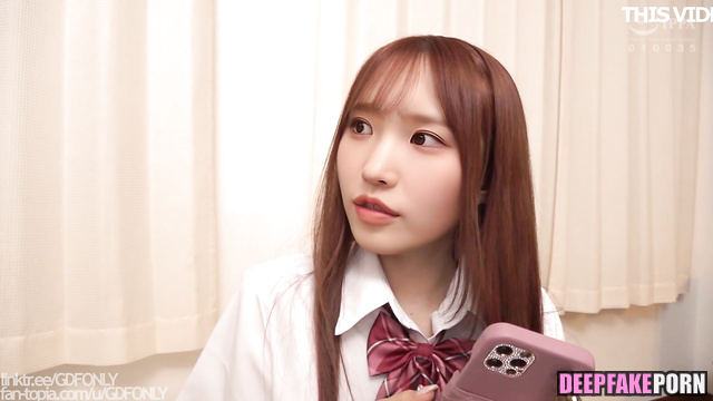 송하영 프로미스나인 slutty schoolgirl trying cock her teacher - Song Hayoung ai [PREMIUM]