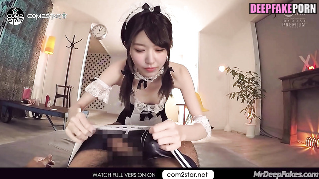 Tiny sexy housemaid making pov handjob (アイズワン セックスシーン) Sakura A.I.