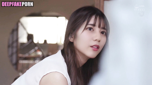 Dirty Nao Kosaka (小坂 菜緒 日向坂46) wanna fuck asian worker - real fake