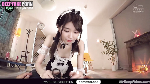 Sexy housemaid earning money on your cock [아이유 연예인 섹스] fake IU