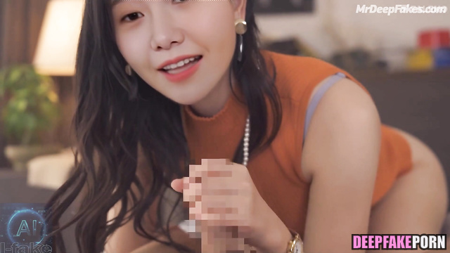 少女時代 セックスシーン Yoona said that she is the best cock sucker (face swap)