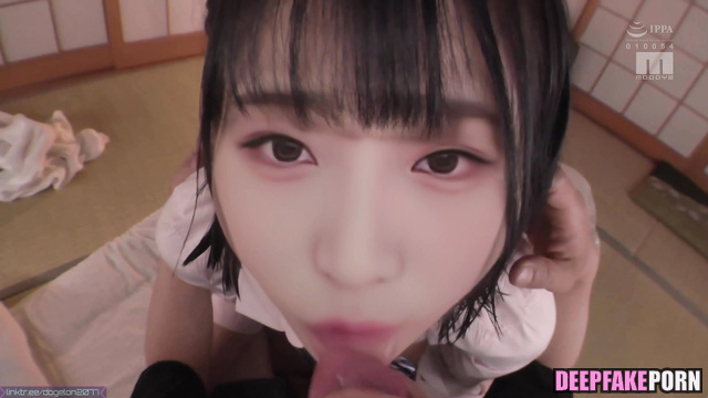 Schoolgirl Yena (アイズワン 本物の偽物) sucked a tongue, cock after lessons, ai [PREMIUM]