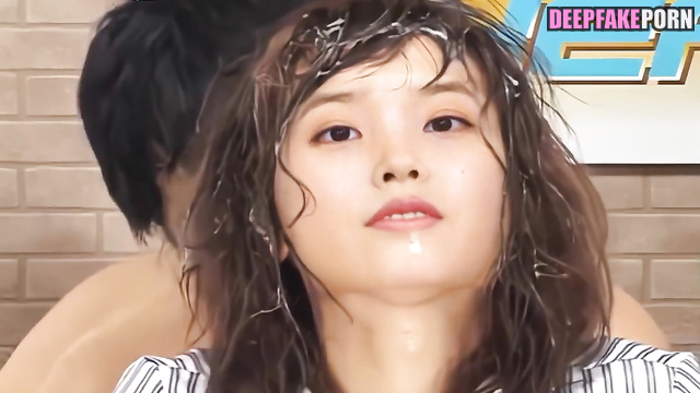 Bitch got a cum on her hair during the broadcast, IU fakeapp 아이유 진짜 가짜 [PREMIUM]