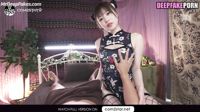 アイヴ ディープフェイクビデオ handjob in asian massage parlor / Wonyoung (real fake)
