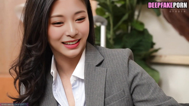 トゥワイス セックスシーン office workers having unboring fuck, Tzuyu face swap / [PREMIUM]