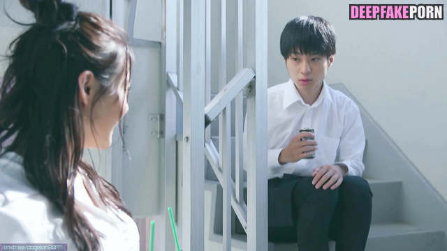 Classmates kissing before first sex / トゥワイス 本物の偽物 / Sana face swap [PREMIUM]