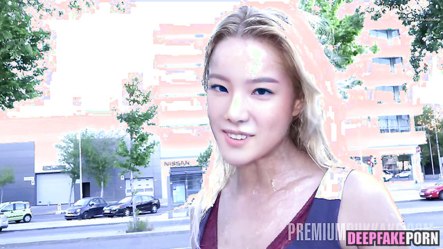 Ex-boyfriends cumed her pretty face in turn, fake Taeyeon 少女時代 本物の偽物 [PREMIUM]
