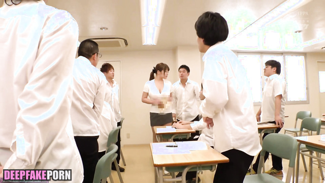 Yujin seduced all students with her huge boobs アイヴ IVE ポルノ porn [PREMIUM]