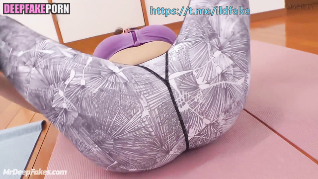 Celebrity sex with 张雨绮 yoga coach Zhang Yuqi being seduced by me 名人性爱