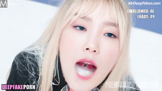 All she wants is to drink a cum // 少女時代 ディープフェイクビデオ Taeyeon face swap