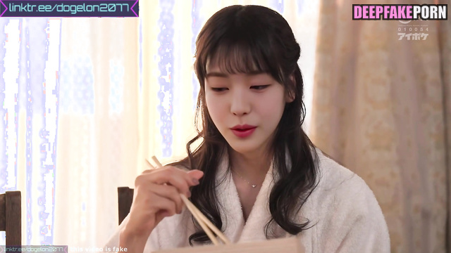 アイヴ ディープフェイクビデオ cunnilingus after sushi eating / Wonyoung face swap