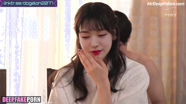 アイヴ ディープフェイクビデオ cunnilingus after sushi eating / Wonyoung face swap
