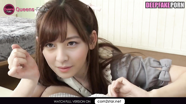 Housemaid wanna play with cock her boss 橋本 環奈 セックステープ ai Kanna Hashimoto