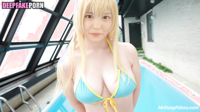 (遠藤 さくら 乃木坂46) her main skill is awesome titsjob - fake Endo Sakura