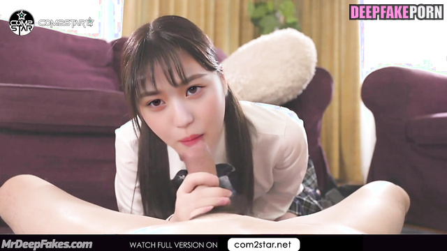 Wonyoung sucks my dick after studying in college pov IVE アイヴ AI 人工知能