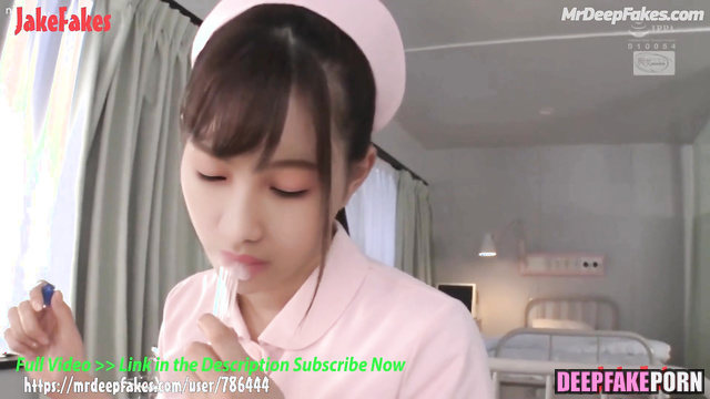 Cute nurse Nayeon (トゥワイス ディープフェイクビデオ) taking care of her patient, A.I.