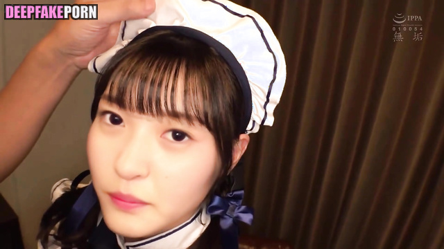 Fake Endo Sakura took off her panties in front of old fart 遠藤 さくら 乃木坂46