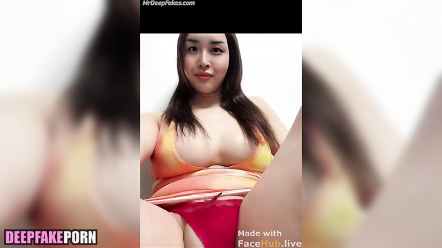 Guy in thief mask made a blowjob for sexy trans Harisu (하리수 섹스 장면) A.I.