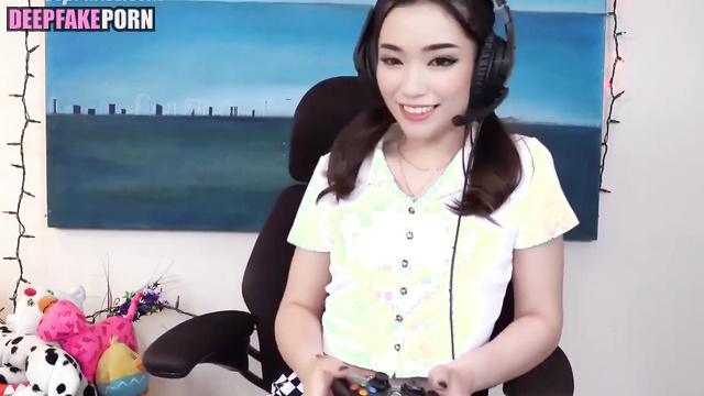 Lustful Emiru wants to be fucked during console playing - fakeapp