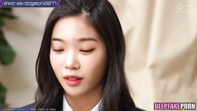 Korean 韓国語 idol Chaewon is making him feel incredible アイズワン IZ*ONE