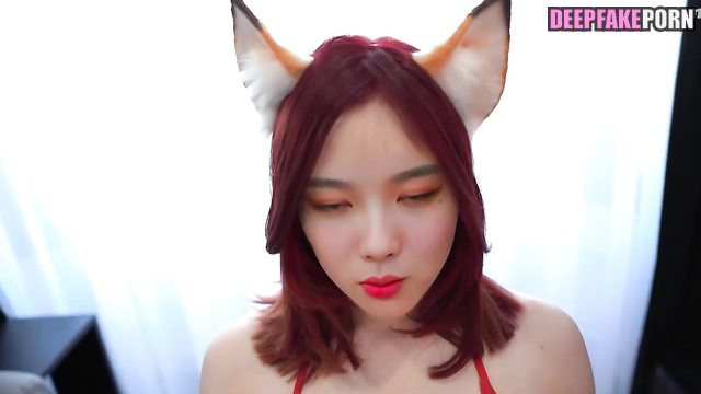 Uncensored porn - hot furry Kim Yoo-jung loves to fuck / 김유정 가짜 연예인 포르노