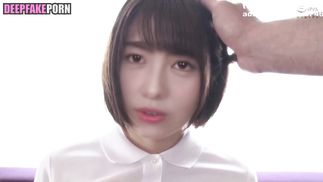 Japanese deepfake porn scene with Hamabe Minami / 浜辺美波 ディープフェイク エロ [PREMIUM]