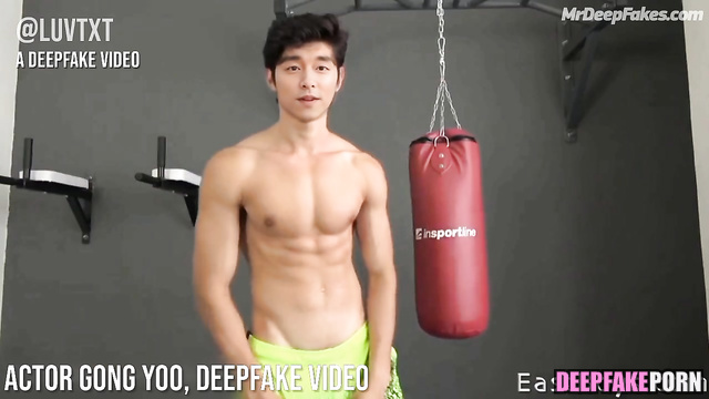 Hot deepfake masturbation by Gong Yoo // 한국어 공유 가짜 포르노