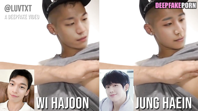 Jung Hae-in and Wi Ha-joon in a deepfake porn tape (정해인 위하준 딥페이크 포르노)