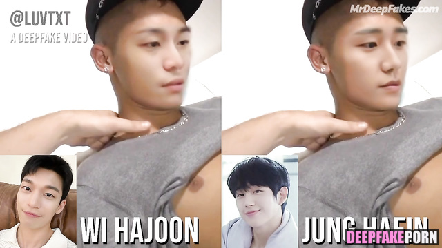 Jung Hae-in and Wi Ha-joon in a deepfake porn tape (정해인 위하준 딥페이크 포르노)