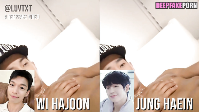 Jung Hae-in and Wi Ha-joon in a deepfake porn tape (정해인 위하준 딥페이크 포르노)