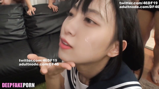 DeepFake bukkake with Hori Miona from Nogizaka46 = 堀 未央奈 乃木坂46 フェイクポルノ [PREMIUM]