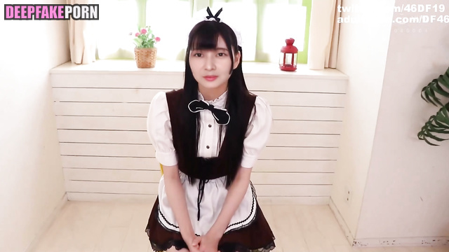 A guy plays with Suzuki Ayane's pussy [Nogizaka46] = すずき あやね 乃木坂46 フェイクポルノ [PREMIUM]