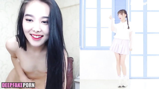 Fake naked korean idol Nayeon TWICE is dancing / 나연 트와이스 가짜 포르노