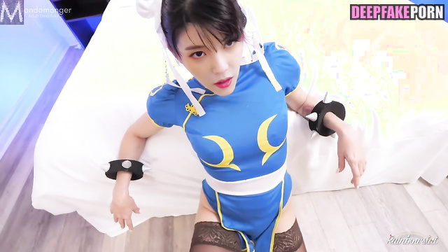 She loves costume sex, look (아이유 스마트한 얼굴 변화) IU in deepfake erotic [PREMIUM]