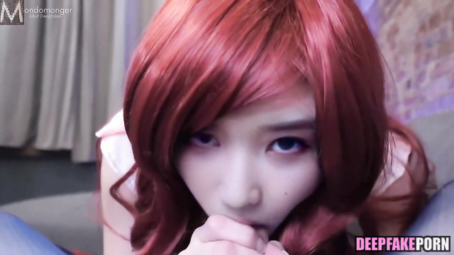 She loves costume sex, look (아이유 스마트한 얼굴 변화) IU in deepfake erotic [PREMIUM]