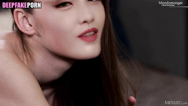 トゥワイス 人工知能 she is waiting for her gorgeous black stud, Momo face swap [PREMIUM]