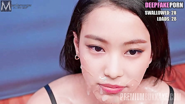 Brunette took a bath after dirty bukkake at a party, Jennie 제니 블랙핑크 ai [PREMIUM]