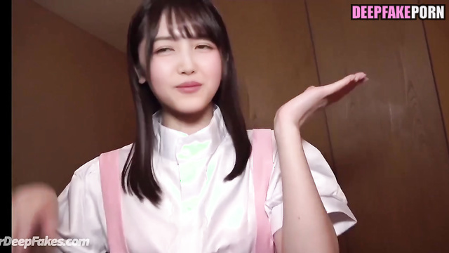 Shy teen licking your leg (久保史緒里 乃木坂46) Shiori Kubo pov fetish sex scenes