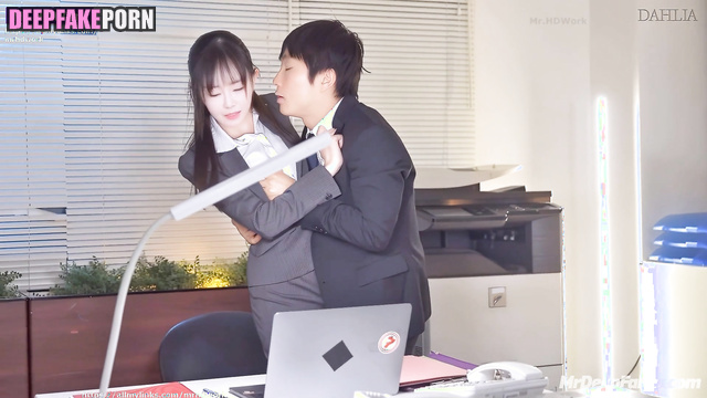 New colleague cumed in her by accident (少女時代 ディープフェイクビデオ) fake Jessica