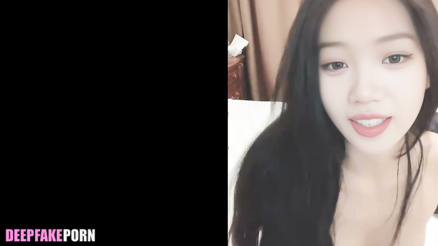 Skinny hot brunette playing with a rubber device, Chaewon アイズワン ポルノ ai [PREMIUM]