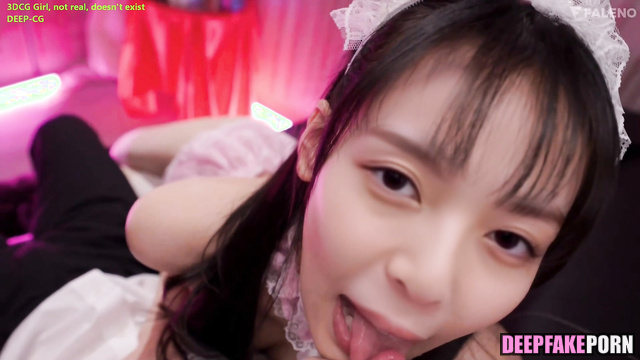 Sexy housemaid sucking a tongue - fake Asuka Saito (齋藤 飛鳥 乃木坂46) [PREMIUM]