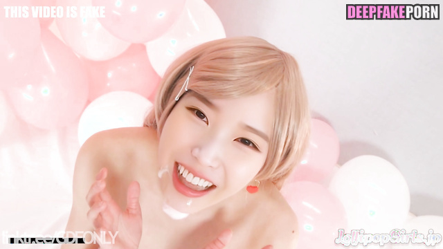 She is simply delighted with these two cocks, IU (아이유 스마트한 얼굴 변화) A.I. [PREMIUM]