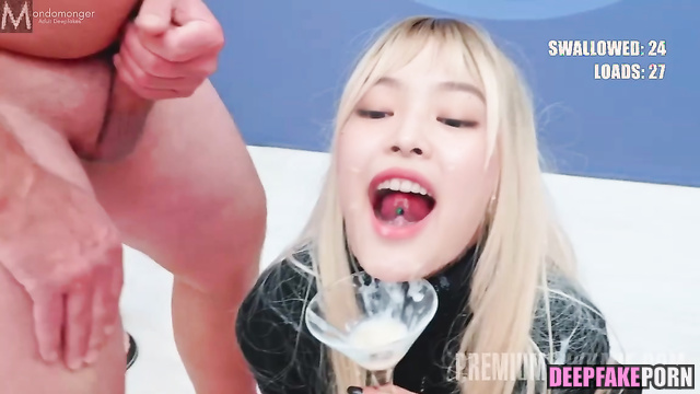 (제니 블랙핑크) Jennie in cool bukkake porn - babe loves parties like this [PREMIUM]