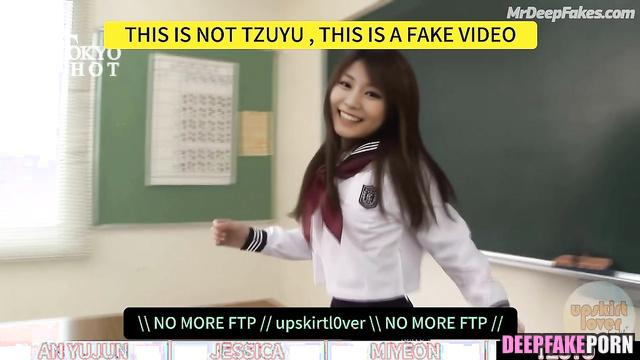 Ai Yujin, Jessica, Miyeon & Tzuyu having fun at school アイズワン ディープフェイクビデオ
