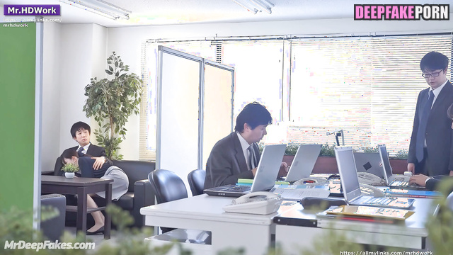 Naughty office lady wants to fool around after work ai Wonyoung アイヴ 本物の偽物