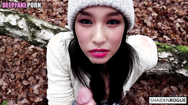 トゥワイス 本物の偽物 beauty Mina doing obscene things in the park - real fake [PREMIUM]