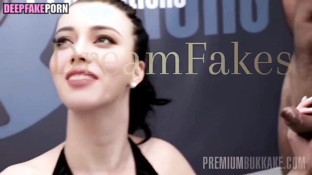 Deepfake 智能換臉 迪丽热巴 Dilraba got so much cumshots on her nice face