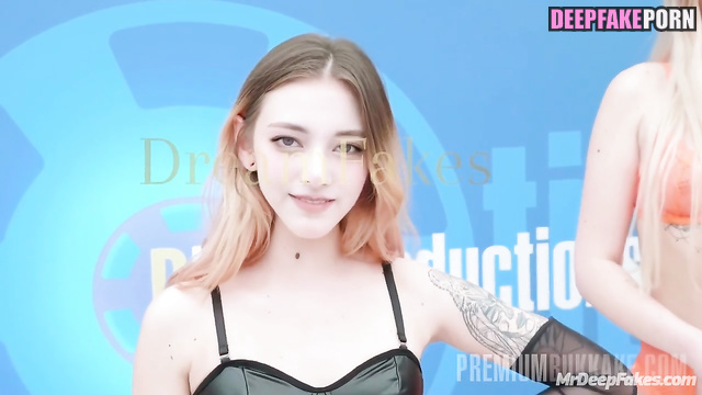 Sexy つうぃ Tzuyu plays with two big dicks トゥワイス TWICE ディープフェイク deepfake