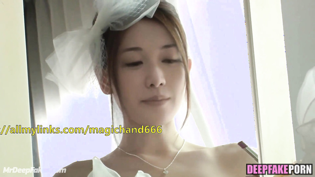 Naughty bride 林志玲 Lin Chi-ling cheats on her wedding day 真假的/real fake