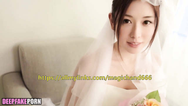 Naughty bride 林志玲 Lin Chi-ling cheats on her wedding day 真假的/real fake